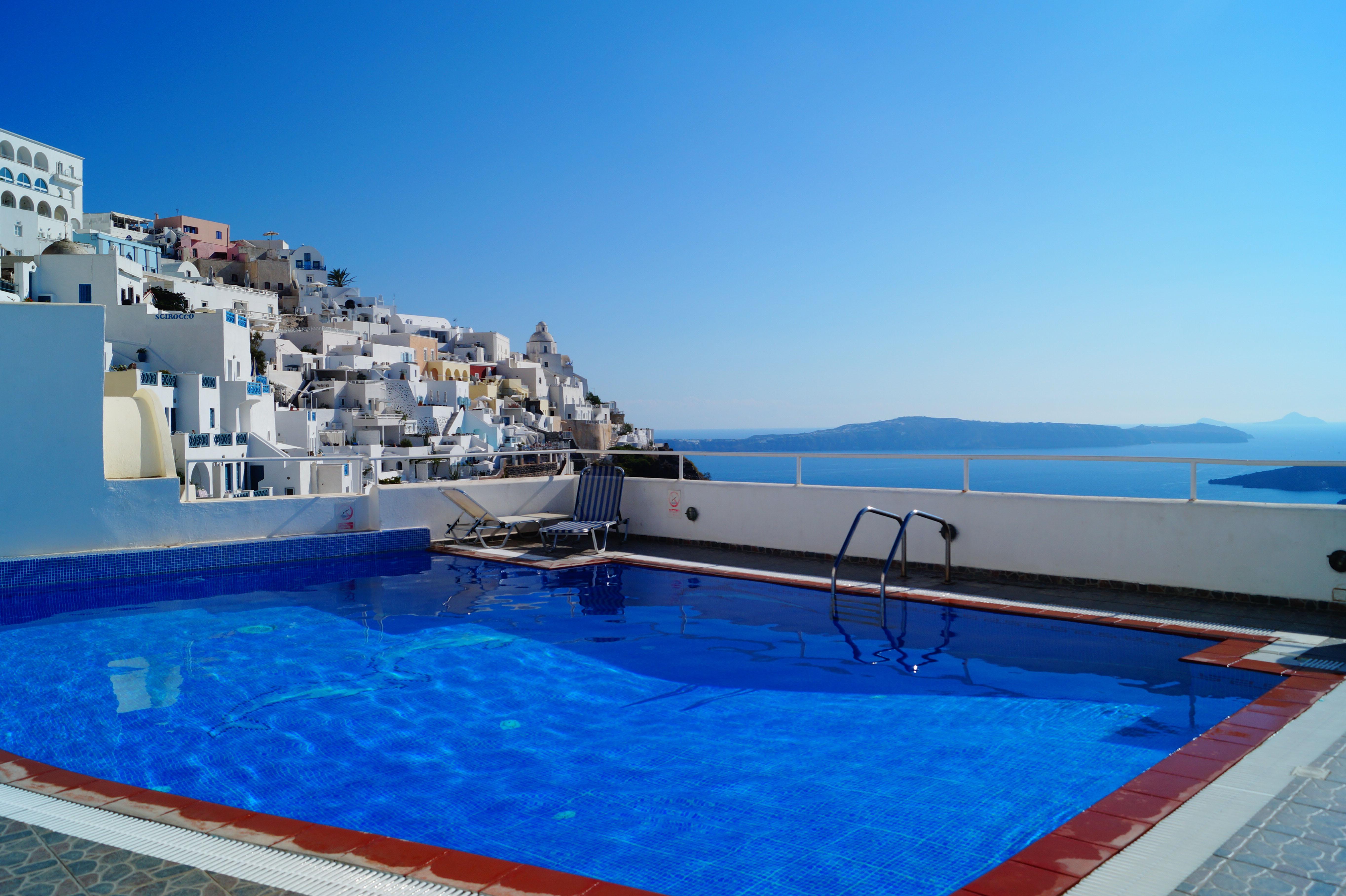 Loucas On The Cliff Fira (Santorini) Exterior foto
