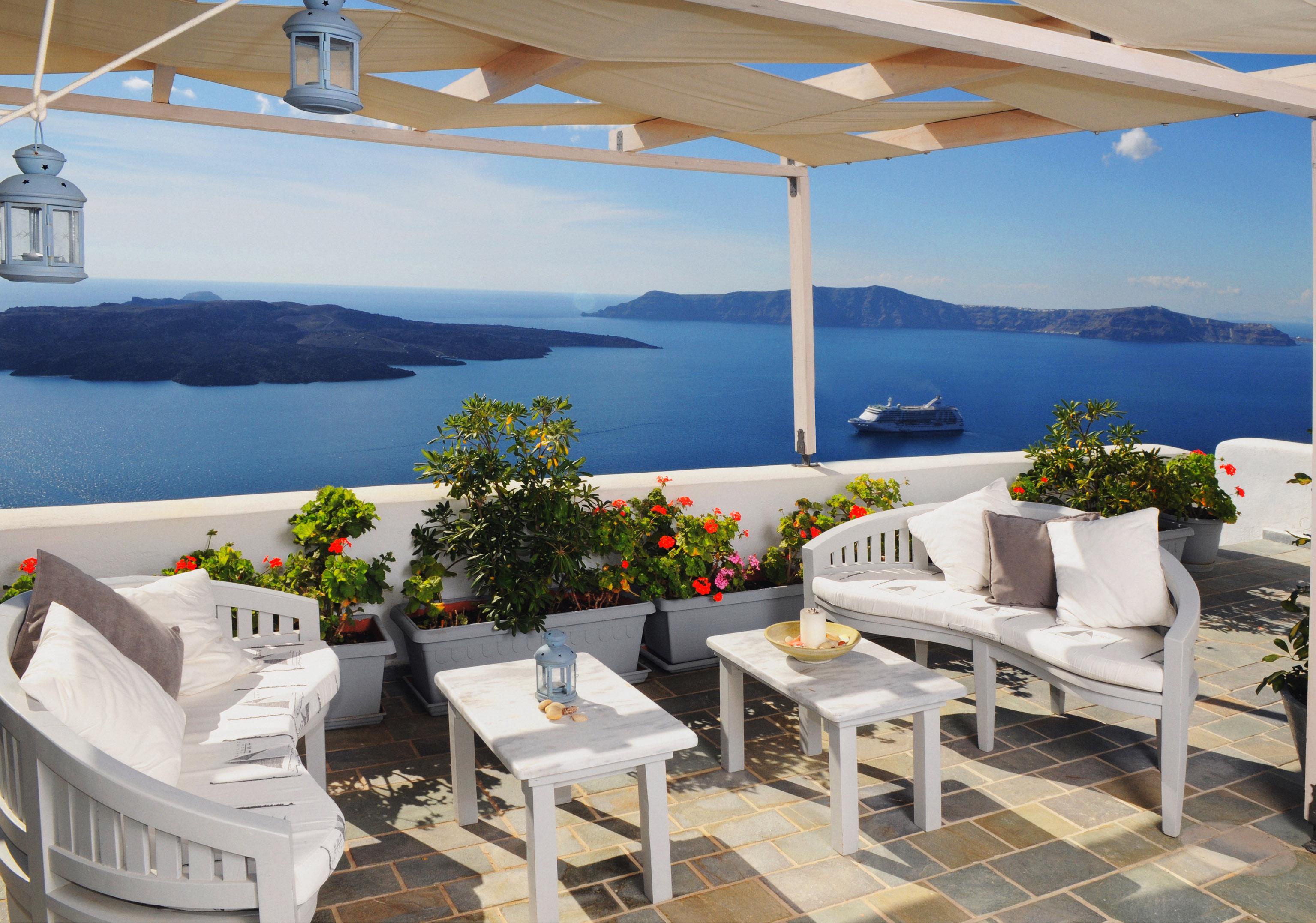 Loucas On The Cliff Fira (Santorini) Exterior foto