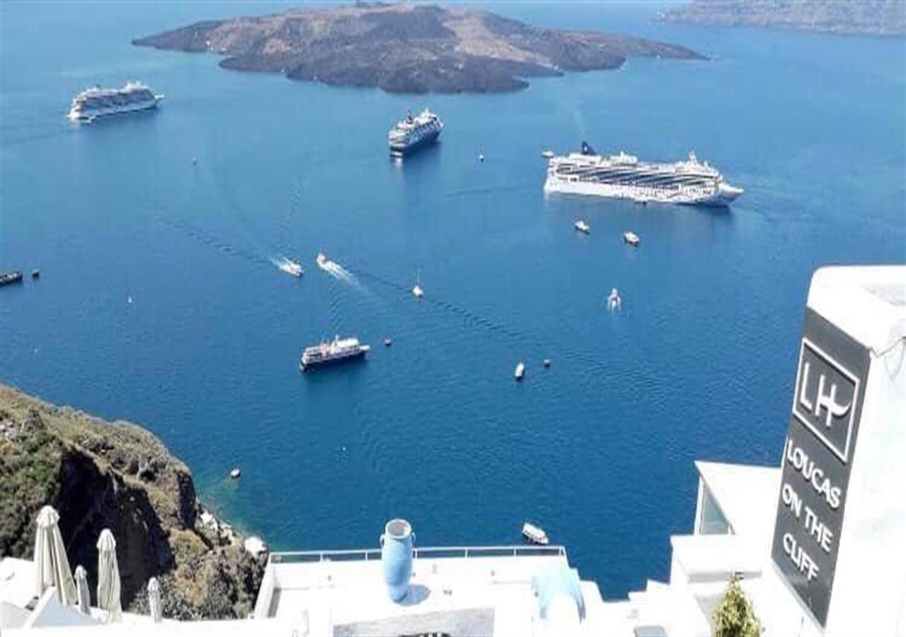 Loucas On The Cliff Fira (Santorini) Exterior foto